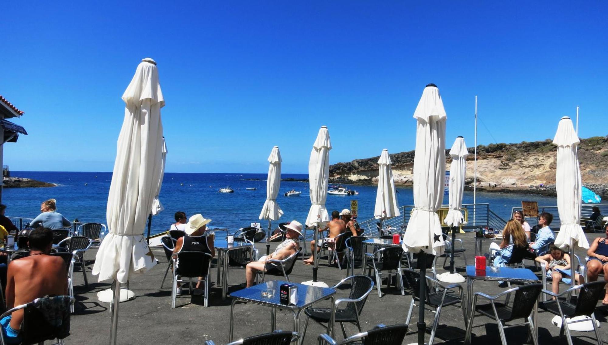 Blue Bay Paradise - Beach Front Apartment With Sea View Playa Paraiso (Tenerife) Exterior foto