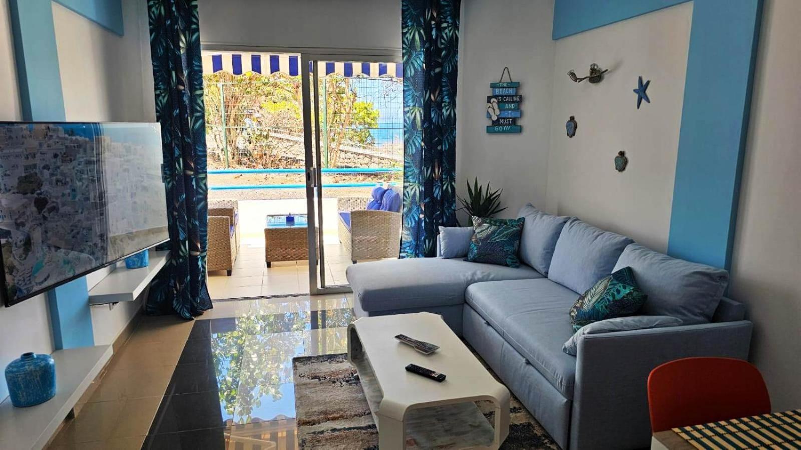 Blue Bay Paradise - Beach Front Apartment With Sea View Playa Paraiso (Tenerife) Exterior foto